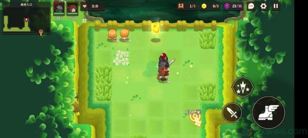 坎公骑冠剑世界1-2森林入口三星攻略