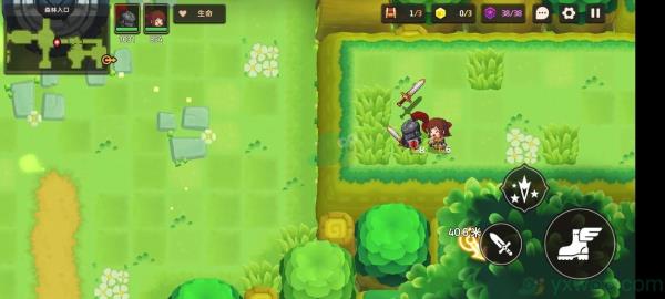 坎公骑冠剑世界1-2森林入口三星攻略