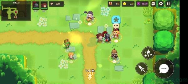 坎公骑冠剑世界1-2森林入口三星攻略