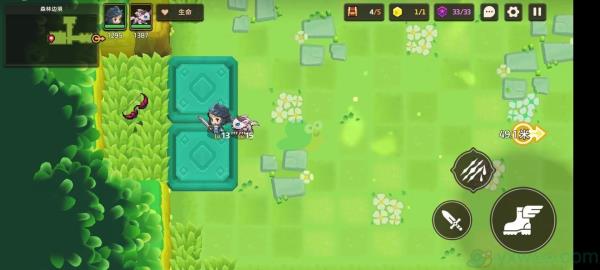 坎公骑冠剑世界1-4森林边境三星攻略