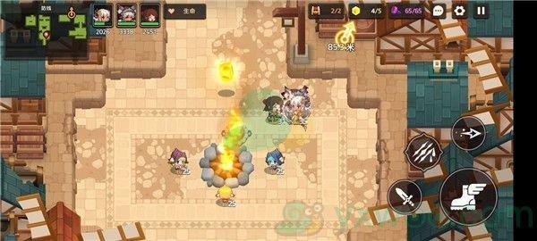 坎公骑冠剑世界2-4防线三星攻略