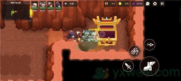 坎公骑冠剑世界5-7神威门仙山拳三星攻略