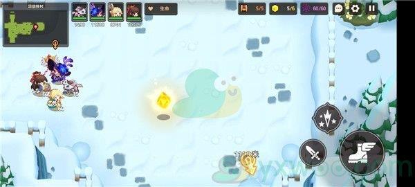 坎公骑冠剑世界8-3因纽特村三星攻略