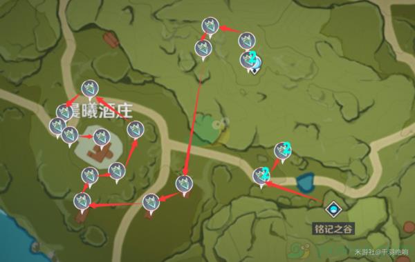 原神晶核每周采集路线介绍