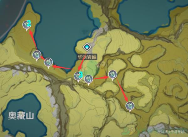 原神晶核每周采集路线介绍