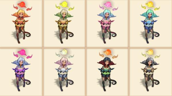 LOL山海绘卷妮蔻皮肤展示