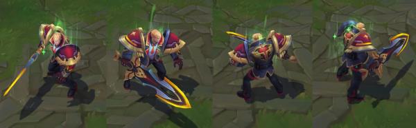 LOL战斗学院盖伦皮肤展示