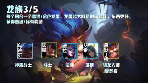 云顶之弈S5赛季龙族羁绊介绍