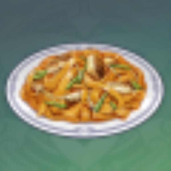 原神干炒鱼河食谱介绍