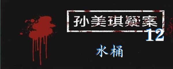 孙美琪疑案:12四级线索水桶