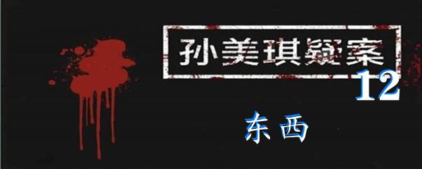 孙美琪疑案:12二级线索东西