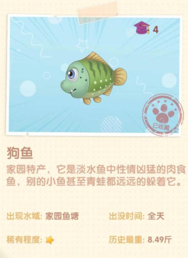 摩尔庄园狗鱼