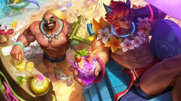 LOL泳池派对瑟提皮肤展示