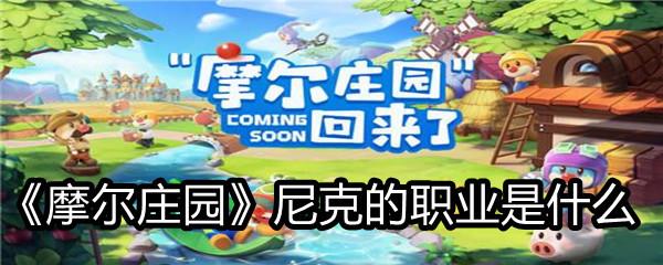 摩尔庄园尼克的职业是什么？