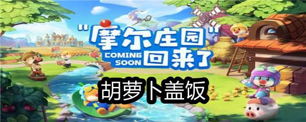 摩尔庄园胡萝卜盖饭