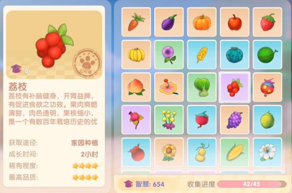 摩尔庄园手游荔枝属性介绍
