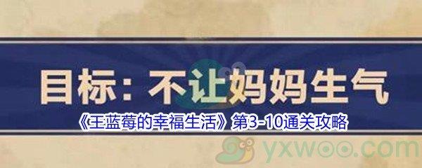 王蓝莓的幸福生活第3-10通关攻略