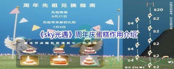 sky光遇周年庆蛋糕作用介绍