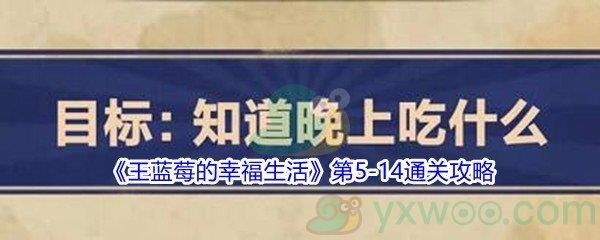 王蓝莓的幸福生活第5-14通关攻略