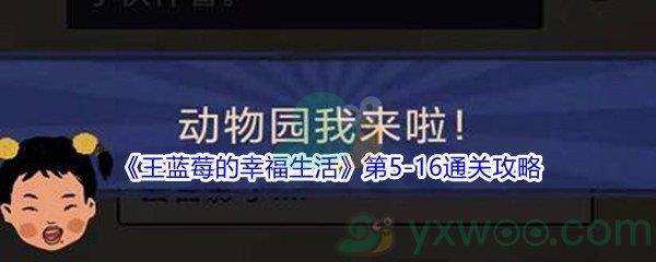王蓝莓的幸福生活第5-16通关攻略