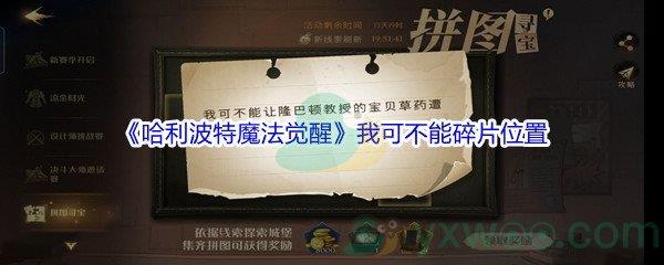 哈利波特魔法觉醒我可不能让隆巴顿教授碎片位置介绍