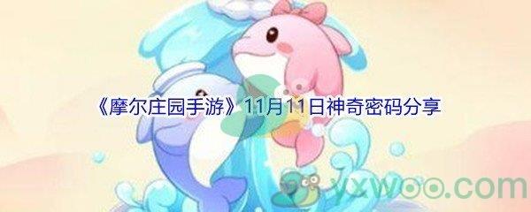 2021摩尔庄园手游11月11日神奇密码分享