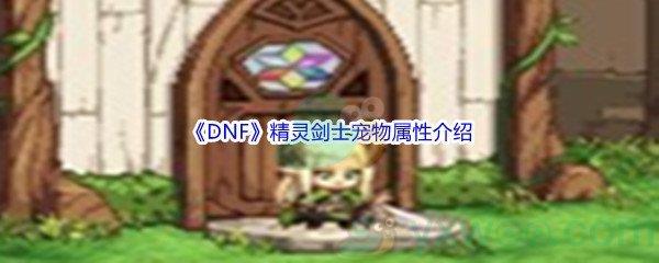 DNF精灵剑士宠物属性介绍