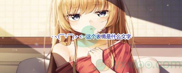 哔哩哔哩- ╮(￣▽￣)╭ <- 这个表情是什么文字