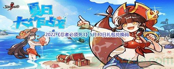 2022忍者必须死35月30日礼包兑换码分享