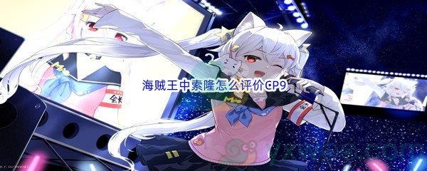 哔哩哔哩海贼王中索隆怎么评价CP9