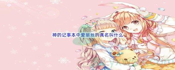 哔哩哔哩神的记事本中爱丽丝的真名叫什么