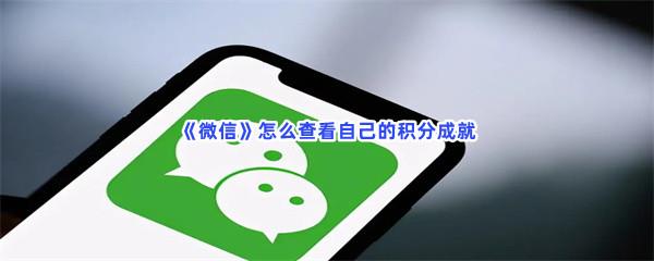 微信怎么查看自己的积分成就